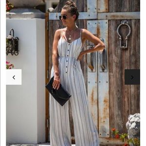 Super cute Striped jumpsuit!